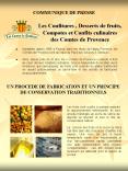 Les Confitures , Desserts de fruits, Compotes et Confits culinaires des Comtes de Provence PowerPoint PPT Presentation
