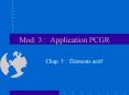 Mod' 3 : Application PCGR PowerPoint PPT Presentation