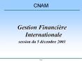 Gestion Financire Internationale PowerPoint PPT Presentation