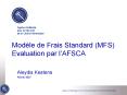 Modle de Frais Standard MFS Evaluation par lAFSCA PowerPoint PPT Presentation