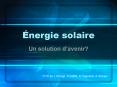 nergie solaire PowerPoint PPT Presentation