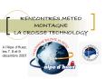 RENCONTRES METEO MONTAGNE LA CROSSE TECHNOLOGY PowerPoint PPT Presentation