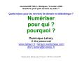 Journe ABF PACA Martigues, 19 octobre 2009 Numriser pour quels services au public PowerPoint PPT Presentation