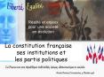 La constitution franaise ses institutions et les partis politiques PowerPoint PPT Presentation