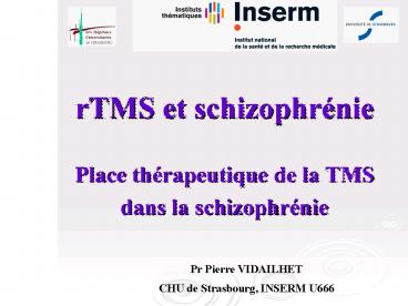 rTMS et schizophrnie