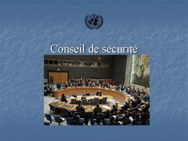 Conseil de scurit