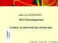Cration et prennit des entreprises PowerPoint PPT Presentation
