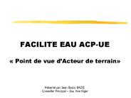 FACILITE EAU ACP-UE 