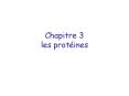 Chapitre 3 les prot PowerPoint PPT Presentation