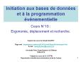 Initiation aux bases de donn PowerPoint PPT Presentation