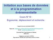 Initiation aux bases de donn