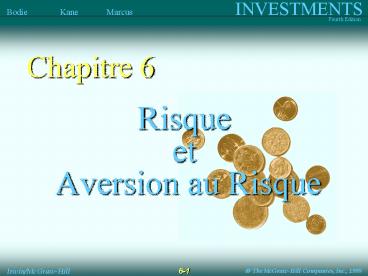 PPT – Risque et Aversion au Risque PowerPoint presentation | free to ...