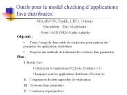 Outils pour le model checking d