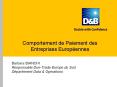 Comportement de Paiement des Entreprises Europennes PowerPoint PPT Presentation