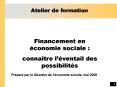 Atelier de formation PowerPoint PPT Presentation