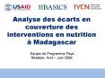 Analyse des carts en couverture des interventions en nutrition Madagascar PowerPoint PPT Presentation