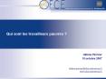 Qui sont les travailleurs pauvres ? PowerPoint PPT Presentation