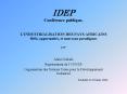 IDEP Confrence publique, LINDUSTRIALISATION DES PAYS AFRICAINS Dfis, opportunits, et nouveaux paradi PowerPoint PPT Presentation