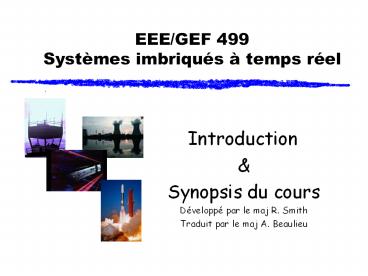 EEE/GEF 499 Syst