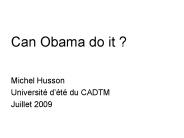Can Obama do it