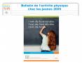 Bulletin de l'activit physique chez les jeunes 2009 PowerPoint PPT Presentation