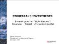 STOREBRAND INVESTMENTS PowerPoint PPT Presentation