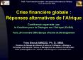 Financial crisis: Responses of Africa PowerPoint PPT Presentation