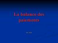 La balance des paiements PowerPoint PPT Presentation