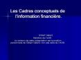Les Cadres conceptuels de linformation financire' PowerPoint PPT Presentation