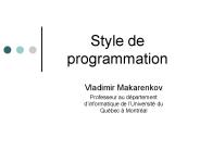 Style de programmation