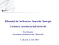 Efficacit de lutilisation finale de lnergie PowerPoint PPT Presentation