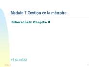 Module 7 Gestion de la m