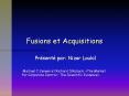 Fusions et Acquisitions PowerPoint PPT Presentation