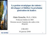 La gestion strat
