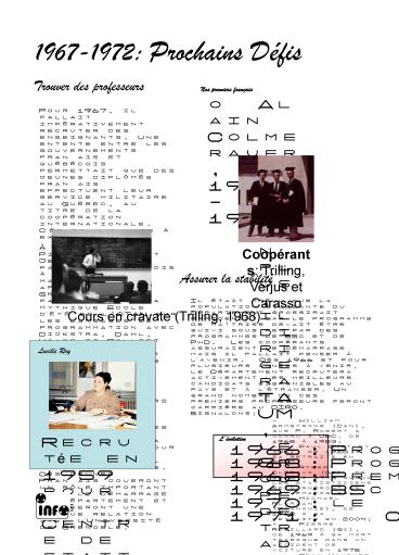 19671972: Prochains Dfis