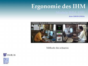 Ergonomie des IHM