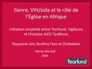 Genre, VIH/sida et le r