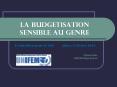 LA BUDGETISATION SENSIBLE AU GENRE PowerPoint PPT Presentation