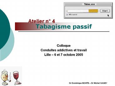 Tabagisme passif