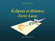 Eclipses et distance Terre Lune