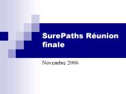 SurePaths Runion finale
