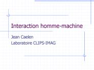 Interaction homme-machine