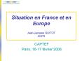 Situation en France et en Europe JeanJacques GUITOT ANFR PowerPoint PPT Presentation