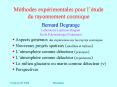 Mthodes exprimentales pour ltude du rayonnement cosmique PowerPoint PPT Presentation