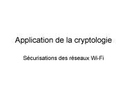 Application de la cryptologie