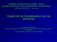 CONSEIL SCIENTIFIQUE CRPM 