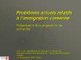 Problmes actuels relatifs limmigration corenne PowerPoint PPT Presentation