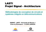 LASTI Projet Signal - Architecture