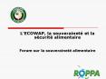 LECOWAP, la souverainet et la scurit alimentaire PowerPoint PPT Presentation