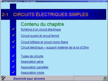 Schma dun circuit lectrique